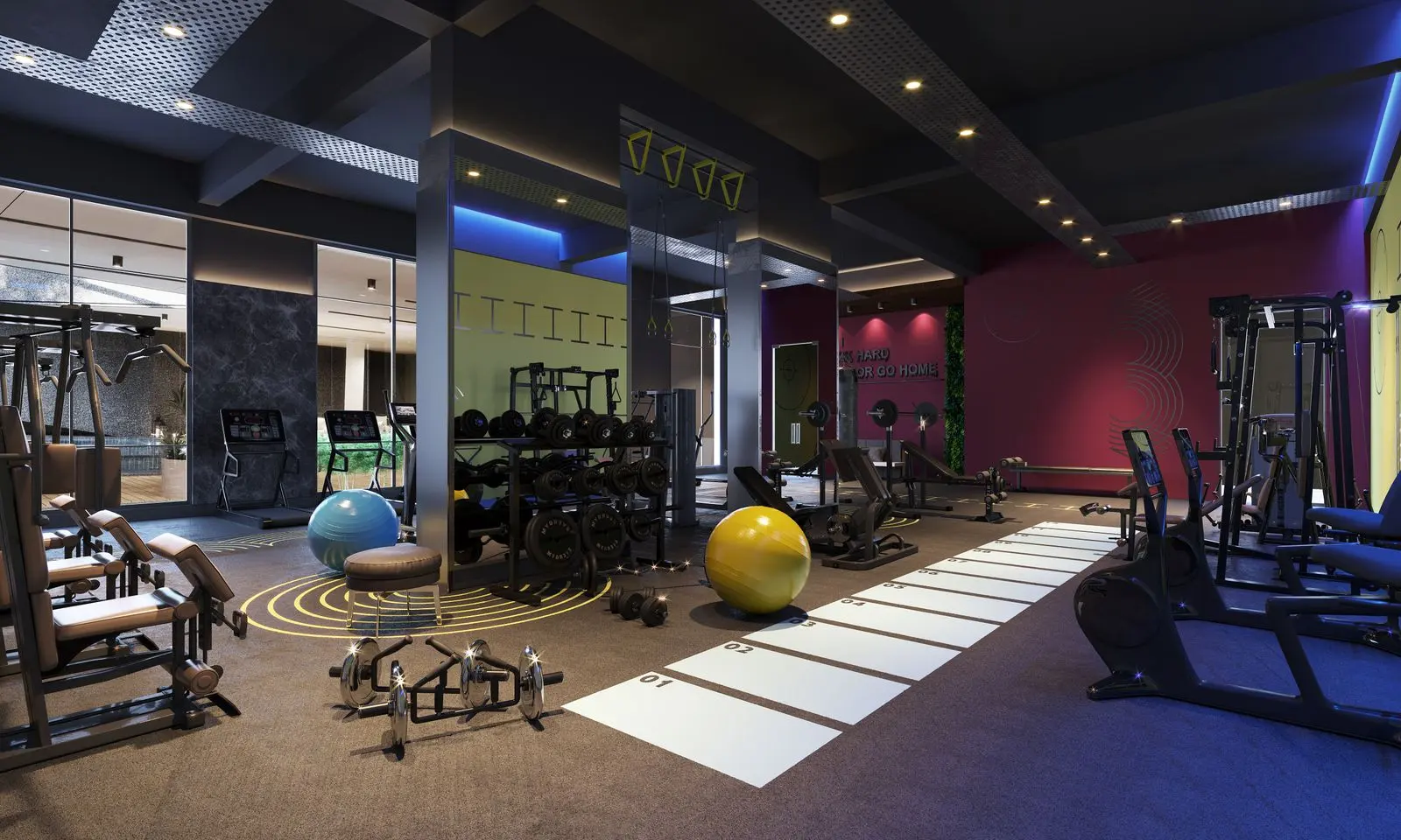 Espace d'entraînement fonctionnel