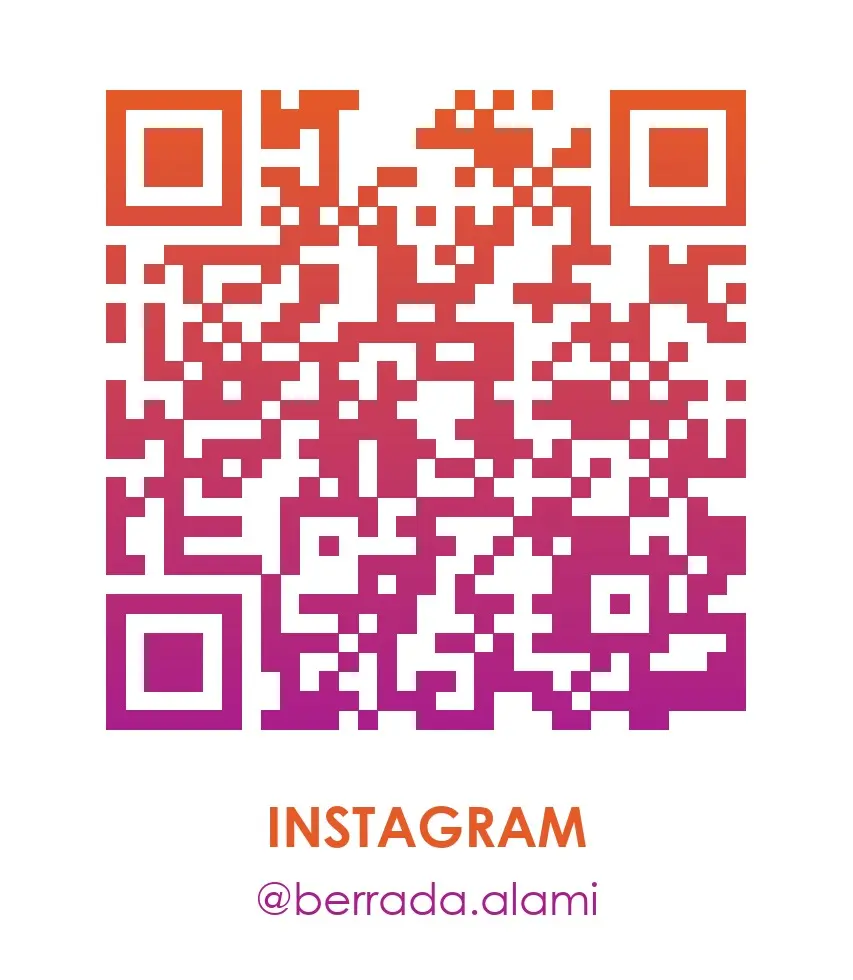 QR code vers le compte Instagram du cabinet Berrada Alami